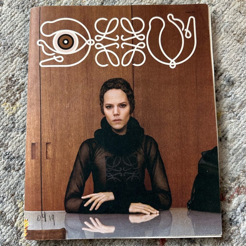 LOEWE book with stickers inside